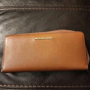 Michael Kors Brown Leather Wallet